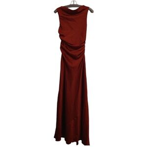 Lulu's Deep Red Maxi Dress